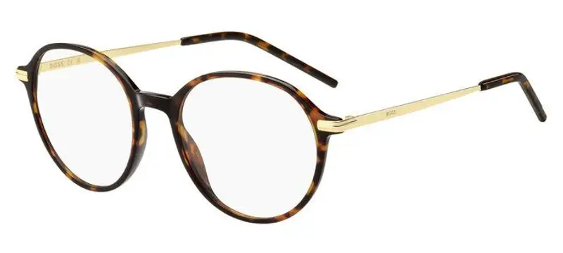 Hugo Boss Donna BOSS 1664 2IK Montature da vista Acetato Havana  Rotonda