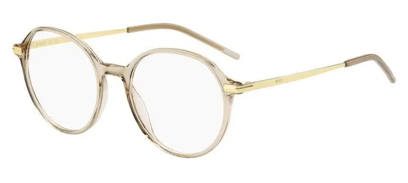 Hugo Boss Donna BOSS 1664 84A Montature da vista Acetato Beige  Rotonda