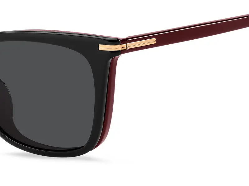 Hugo Boss Donna BOSS 1787/G/C LHF Montature da vista Eco-poliammide Bordeaux Grigio Squadrata Polarizzata miniatura 3