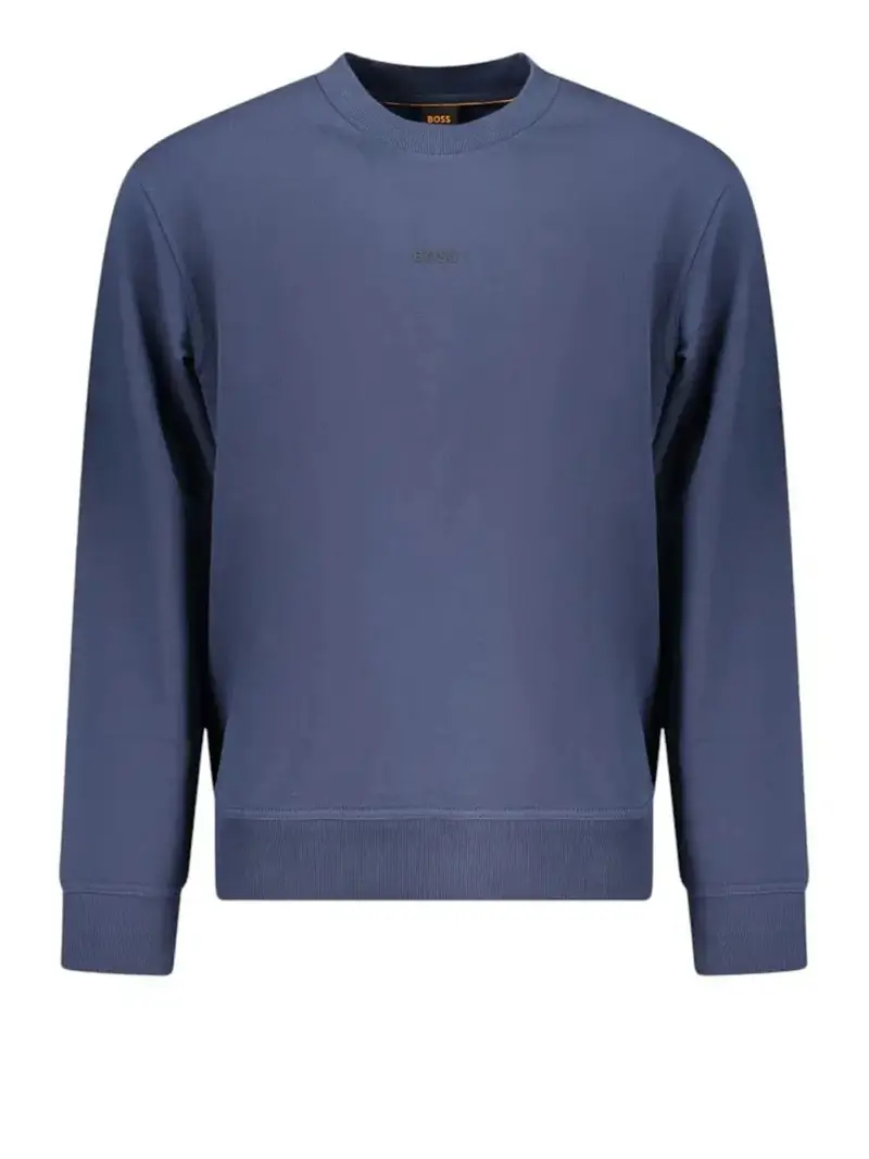 felpa hugo boss wesmallcrew da uomo - blu