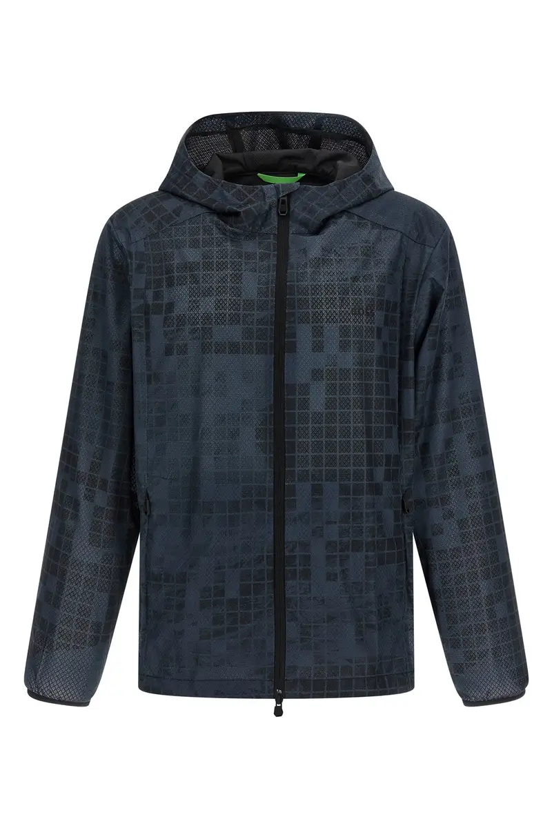 Giacca A Vento Jump Jt Blu