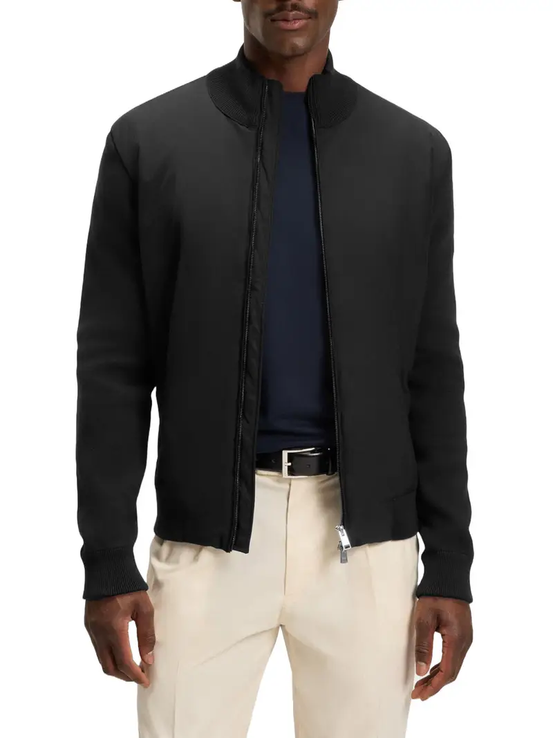 giubbino hugo boss da uomo - nero