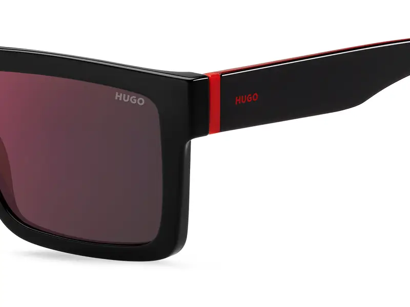 Hugo Boss HG 1314/S 807/AO Occhiali da sole Rosso Specchiato miniatura 2