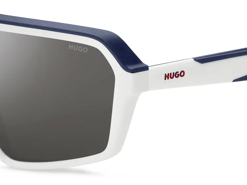 Hugo Boss HG 1334/G/S YO6/T4 Occhiali da sole Argento Specchiato miniatura 2