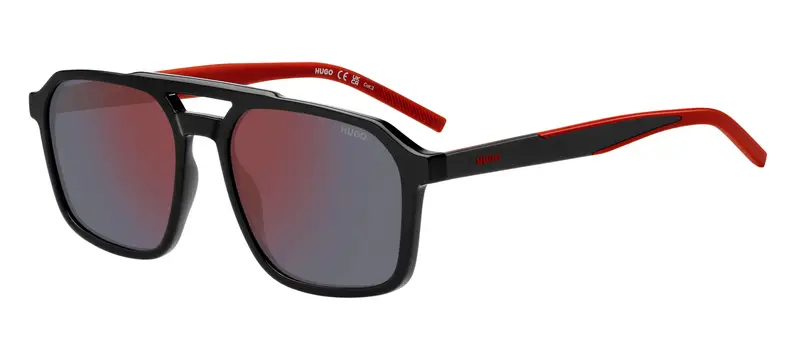 Hugo Boss HG 1335/S 807/AO Occhiali da sole Rosso Specchiato