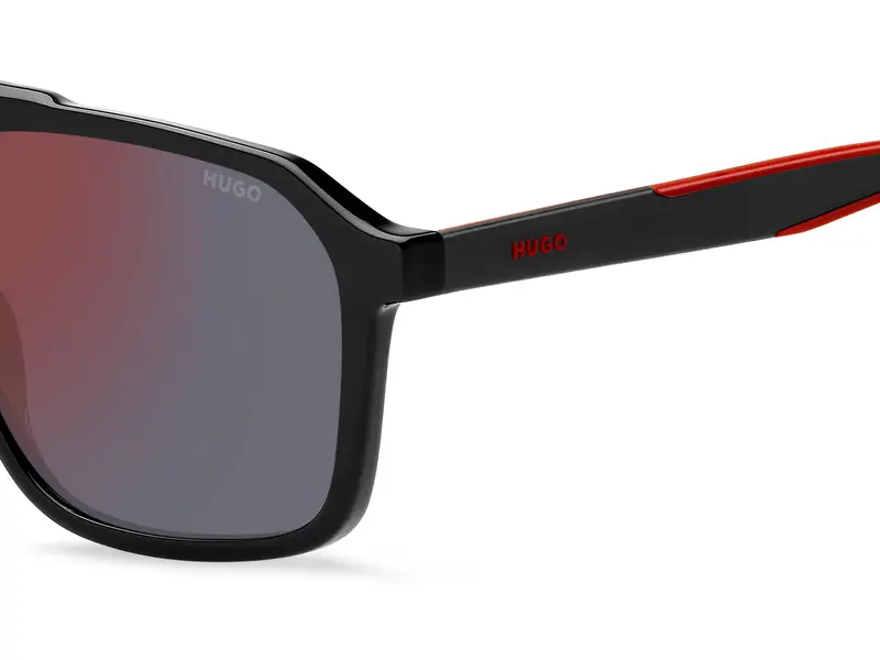 Hugo Boss HG 1335/S 807/AO Occhiali da sole Rosso Specchiato miniatura 2