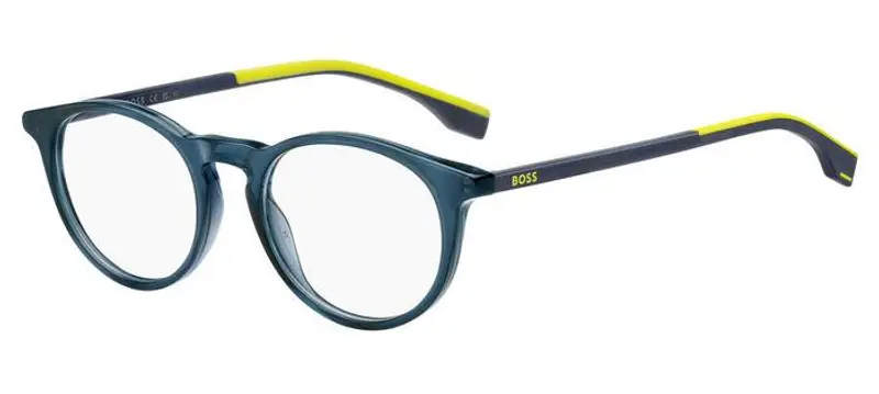 Hugo Boss Junior BOSS 1545 DCD Montature da vista Acetato Blu/Giallo Rotonda