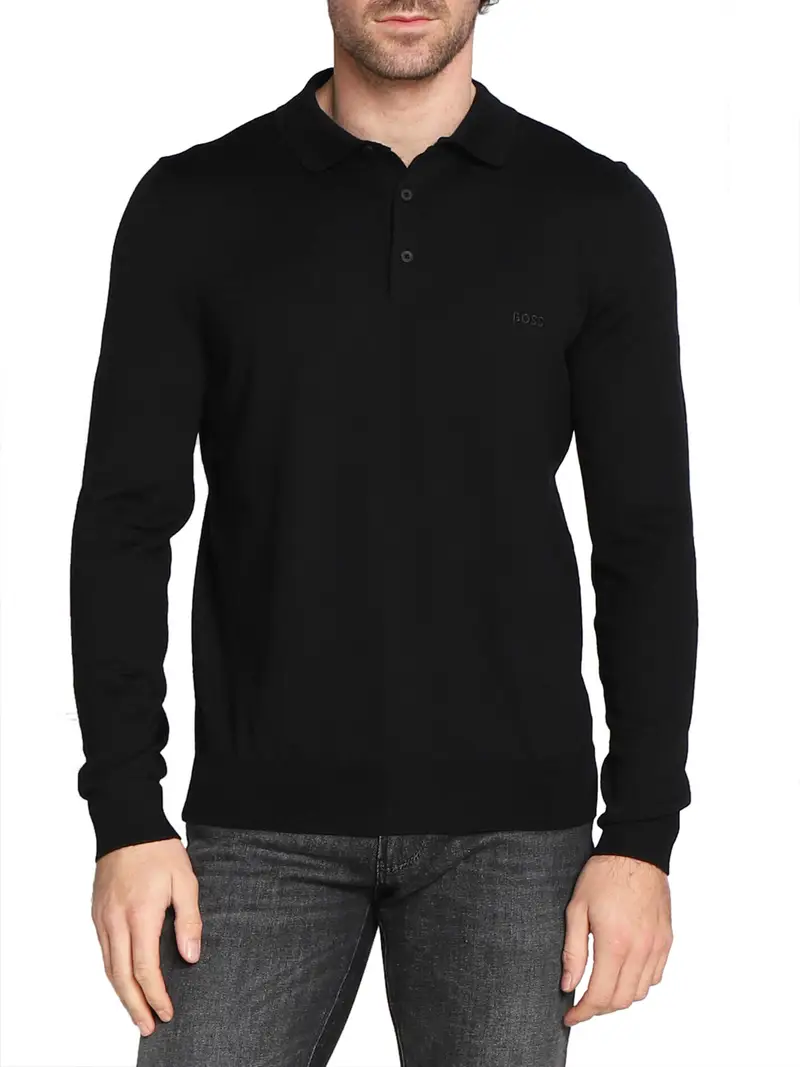 Hugo Boss Polo Uomo Nero 3472091