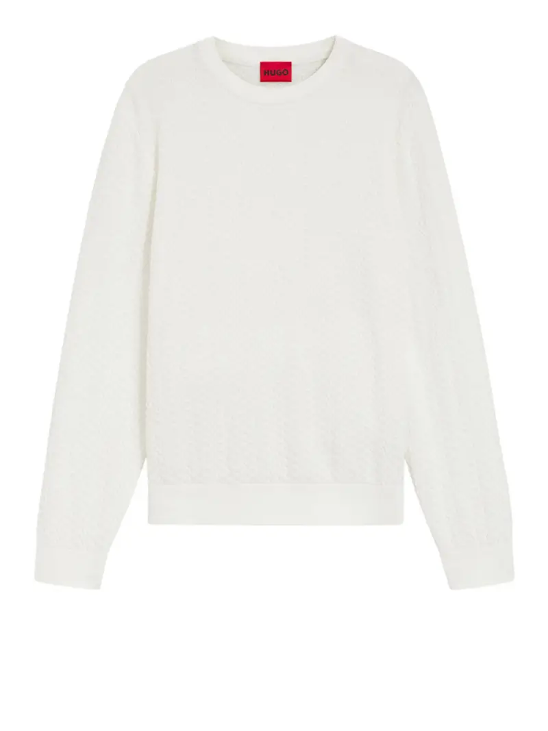 maglione hugo boss simo da uomo - bianco