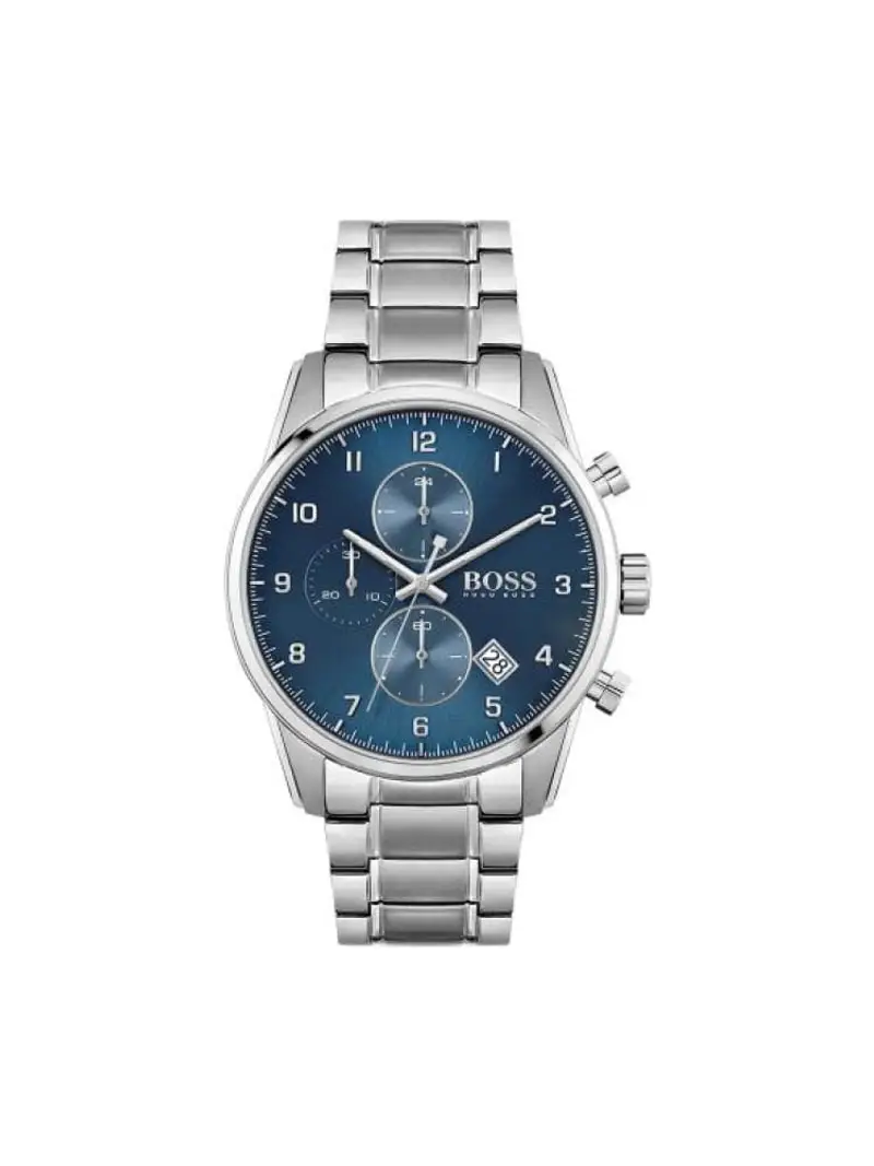 orologio chrono sky master 44mm chr blu brc silver