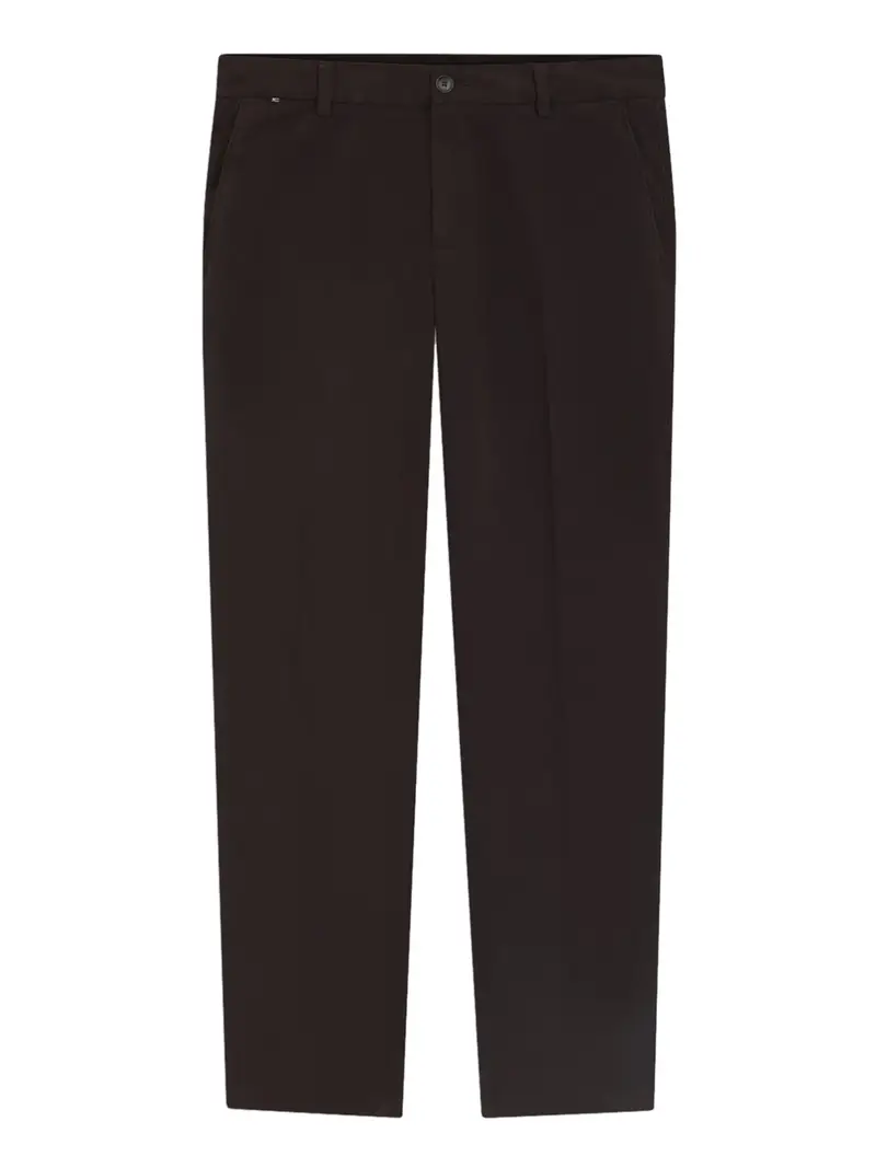 pantalone chino hugo boss kane da uomo - marrone