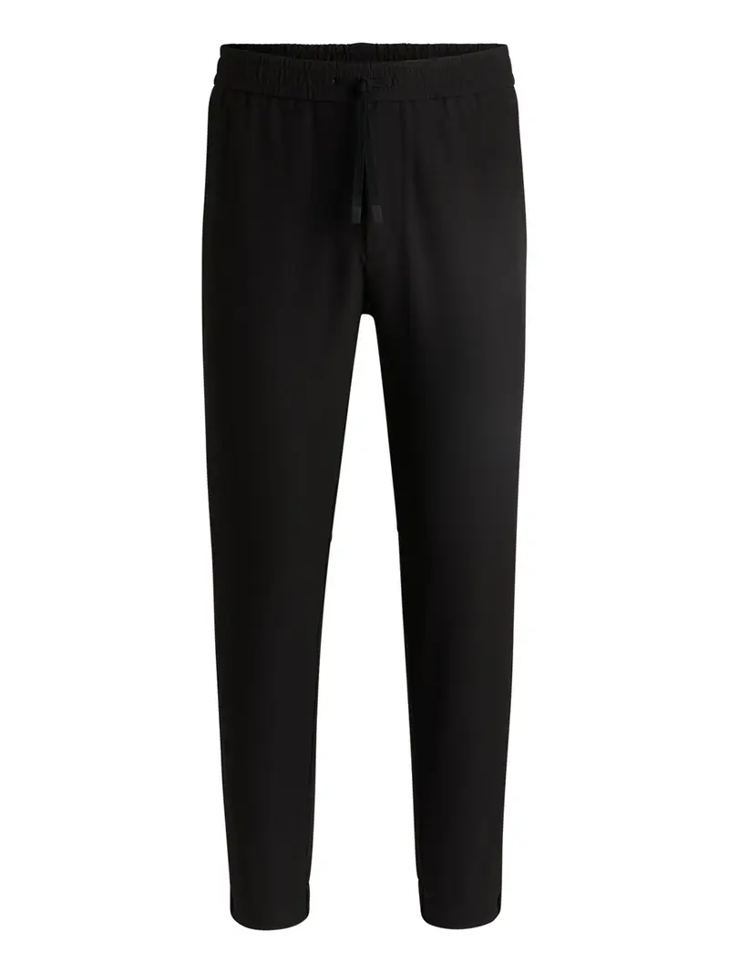 pantalone tuta hugo boss flex da uomo - nero