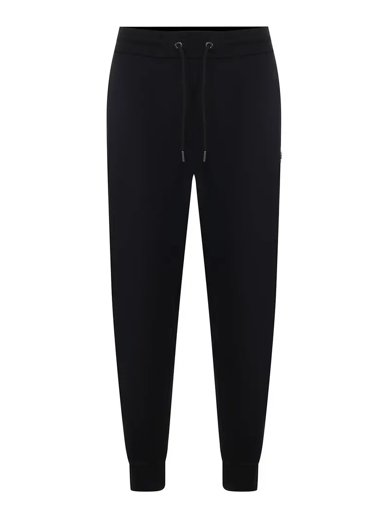 Pantaloni da jogging in felpa di cotone Nero