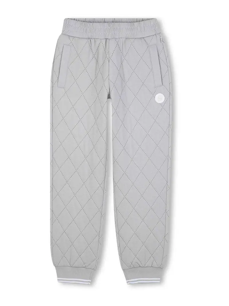 Pantaloni Sportivi Trapuntati Grigio