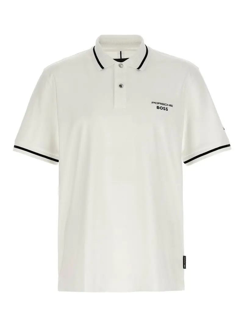 Porsche X Boss Polo Shirt Bianco