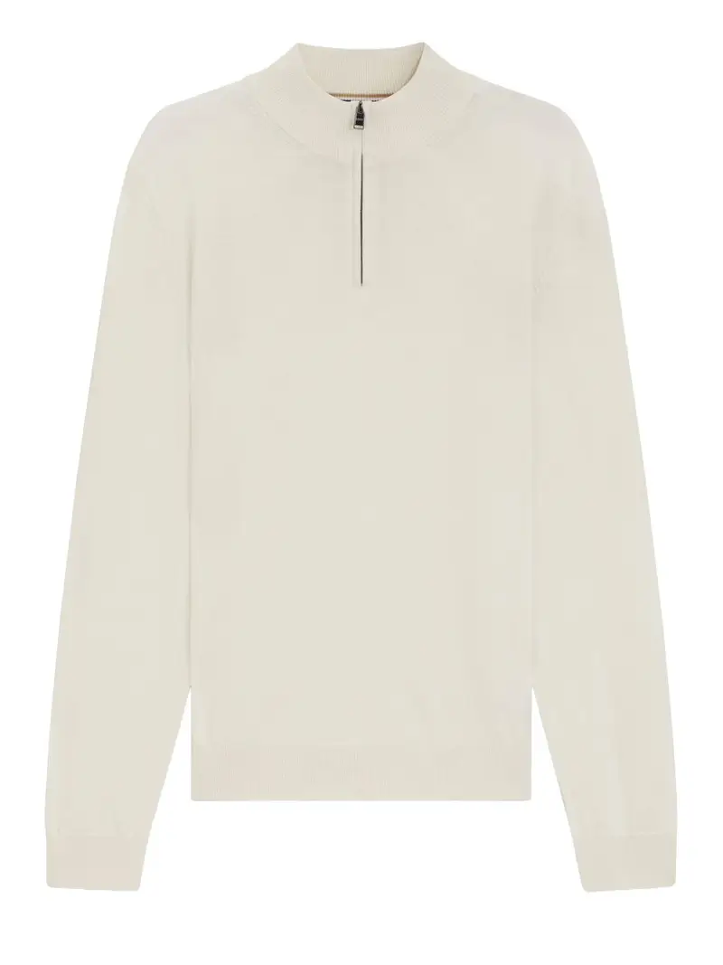 pullover hugo boss ebenji da uomo - bianco