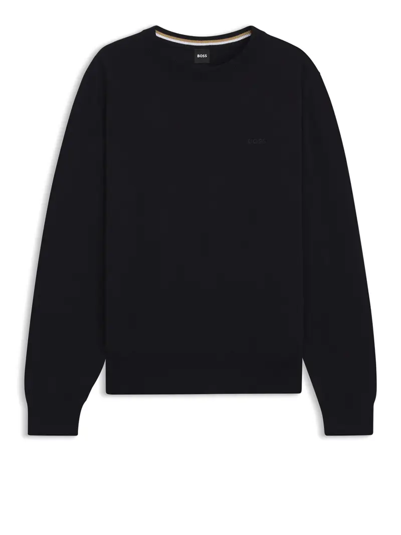 pullover hugo boss upacas da uomo - nero
