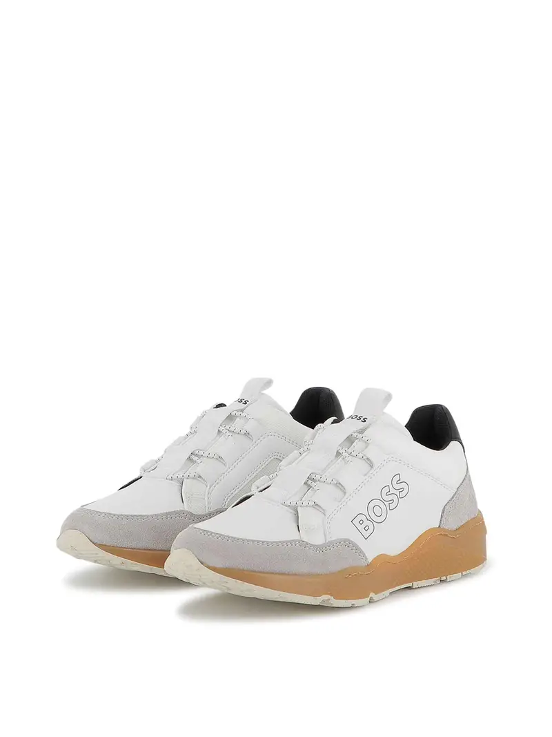 Sneakers Tricolore Bianco