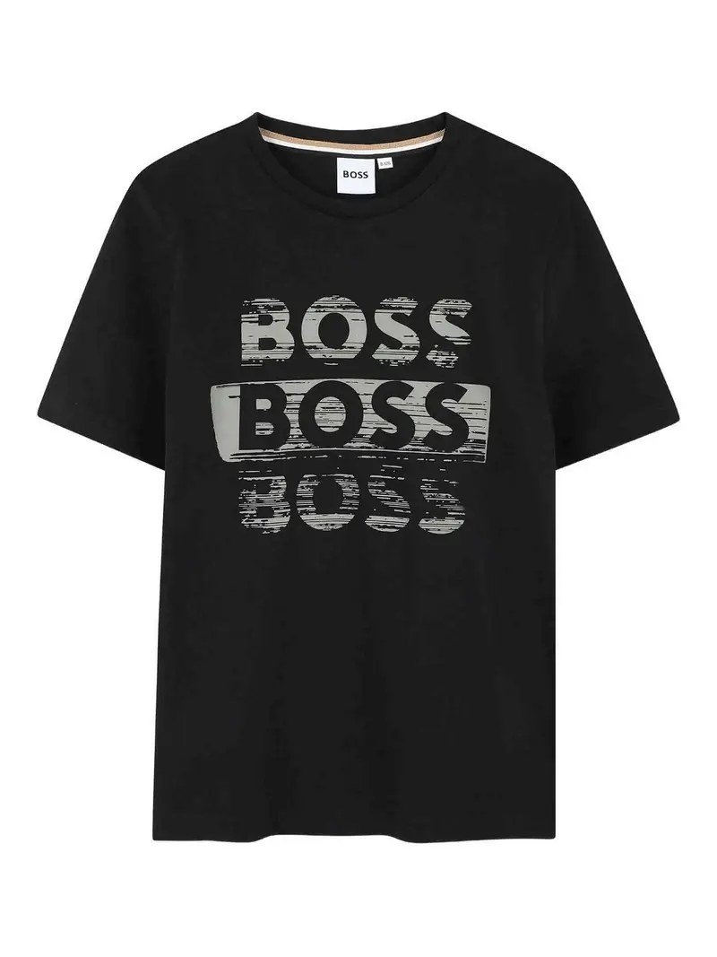 T-Shirt Con Stampa Nero