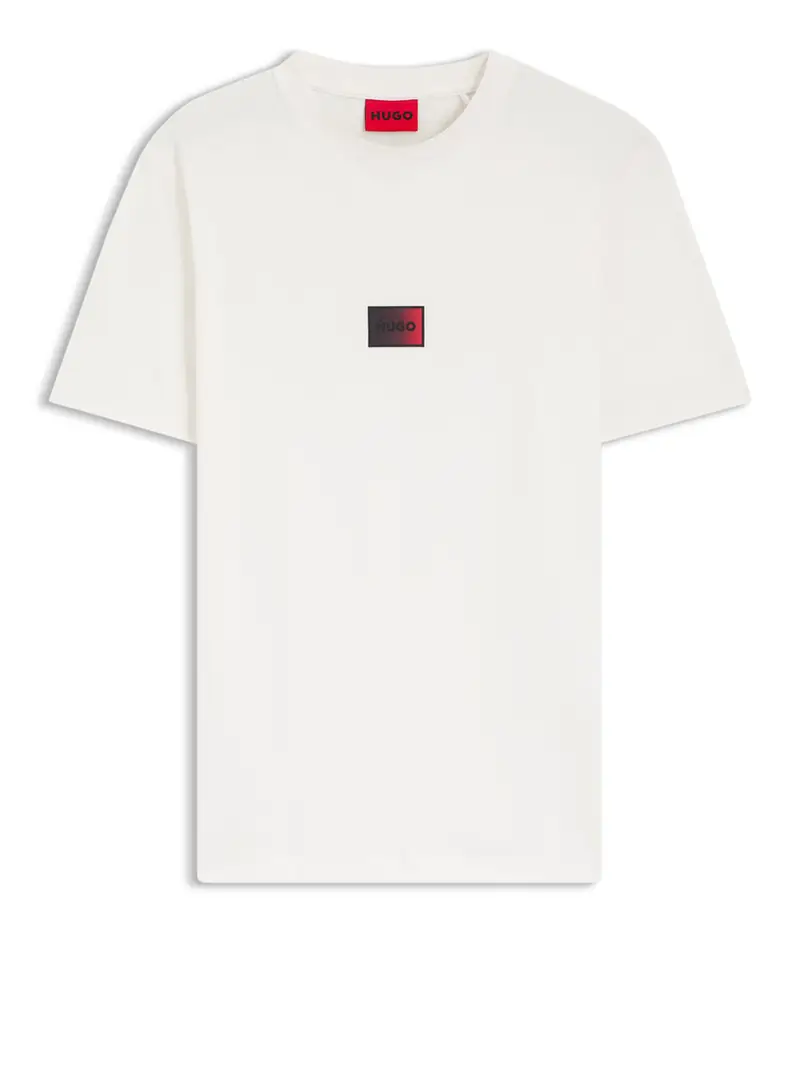 t-shirt hugo boss danotie da uomo - avorio