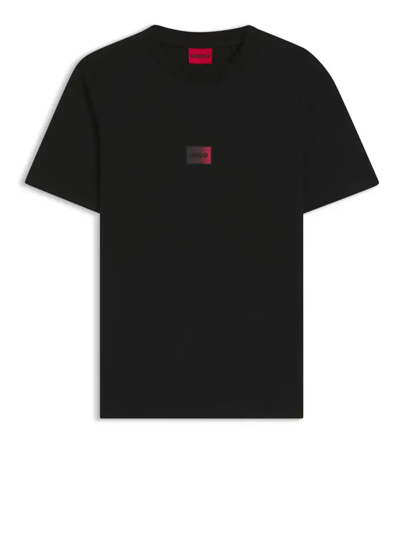 t-shirt hugo boss danotie da uomo - nero