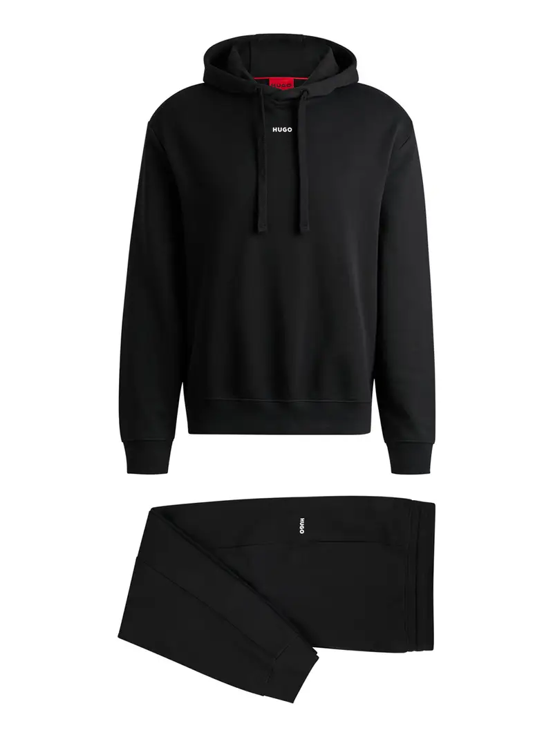 tuta sportiva hugo boss dapodayote da uomo - nero