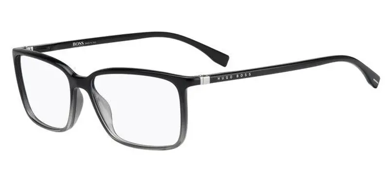 Hugo Boss Uomo BOSS 0679/IT 08A Montature da vista Acetato Nero/Grigio Squadrata
