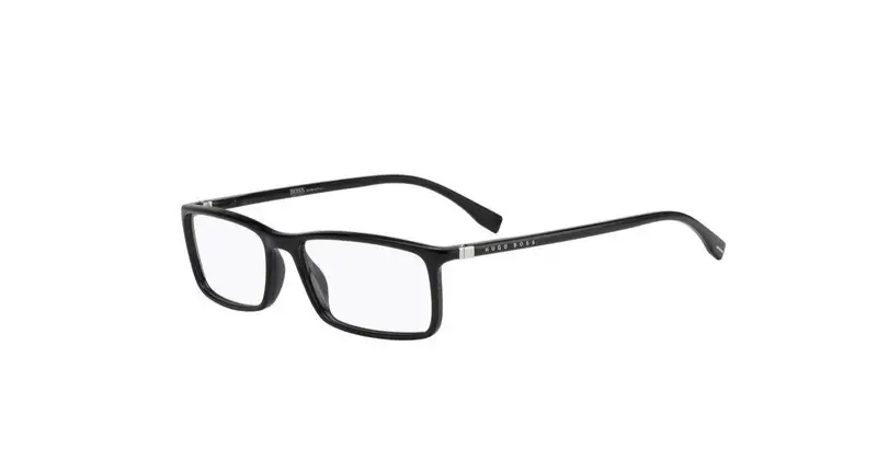 Hugo Boss Uomo BOSS 0680/IT 807 Montature da vista Acetato Nero Squadrata
