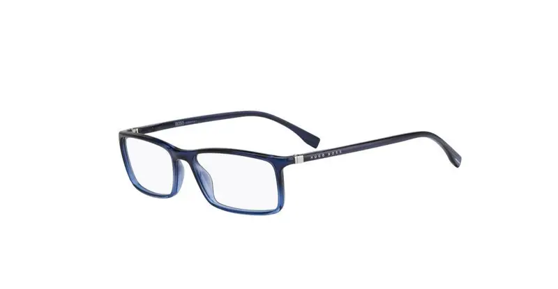 Hugo Boss Uomo BOSS 0680/IT ZX9 Montature da vista Acetato Azzurro Squadrata