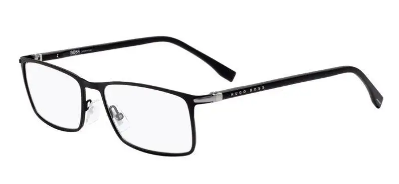 Hugo Boss Uomo BOSS 1006/IT 003 Montature da vista Metallo Nero-opaco Squadrata