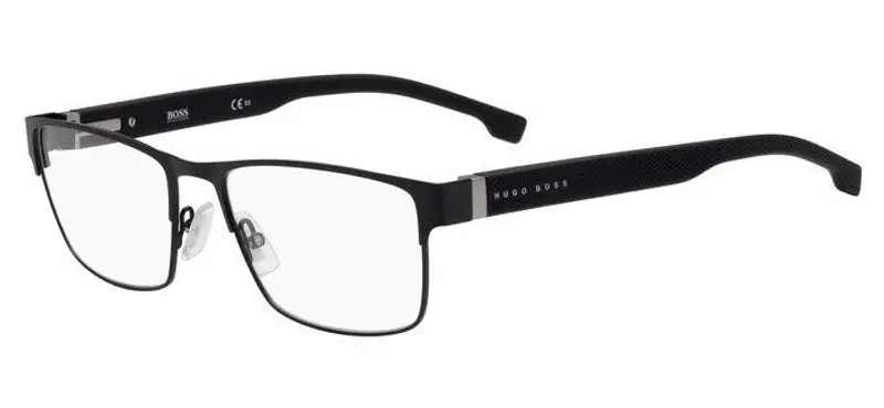 Hugo Boss Uomo BOSS 1040 003 Montature da vista Acciaio Nero-opaco  Squadrata