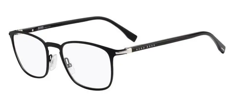 Hugo Boss Uomo BOSS 1043/IT 003 Montature da vista Metallo Nero-opaco Squadrata