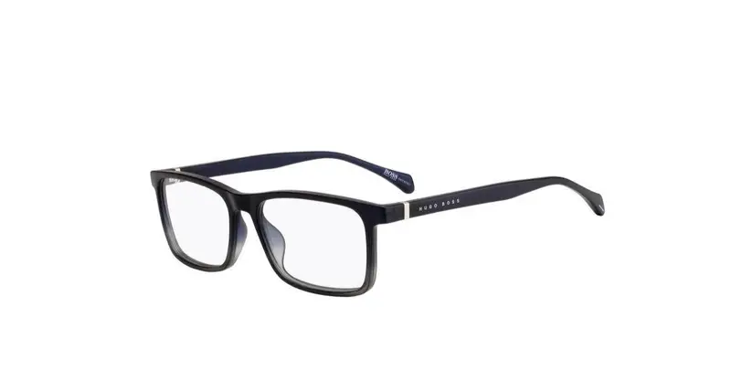 Hugo Boss Uomo BOSS 1084/IT 26O Montature da vista Acetato Blu Squadrata