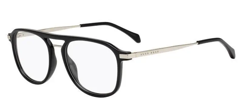 Hugo Boss Uomo BOSS 1092/IT 807 Montature da vista Acetato Nero Squadrata