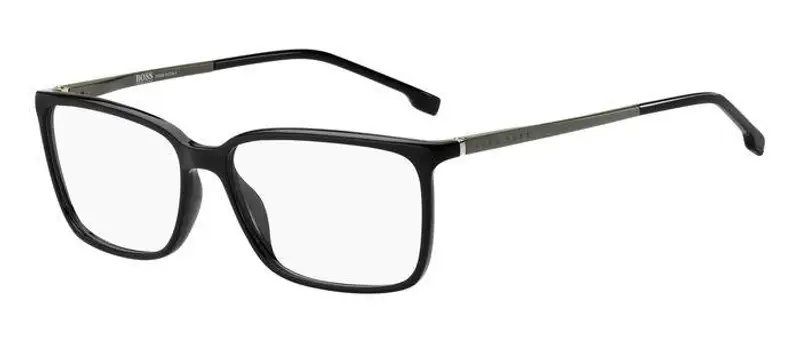 Hugo Boss Uomo BOSS 1185/IT 807 Montature da vista Acetato Nero Squadrata