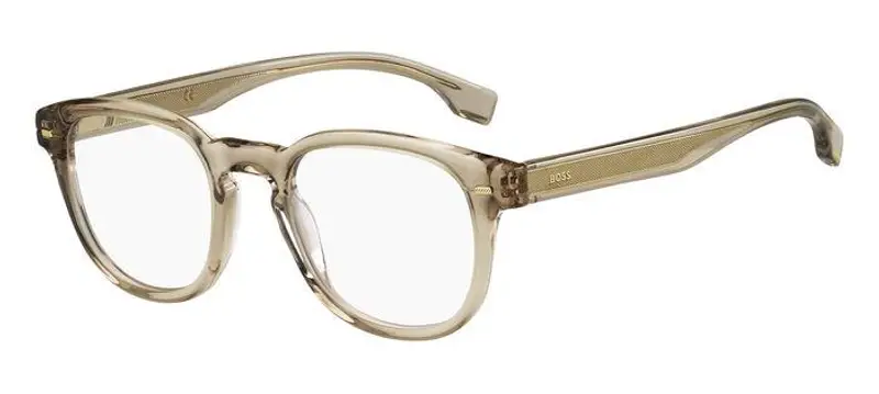 Hugo Boss Uomo BOSS 1384 10A Montature da vista Acetato Beige Squadrata