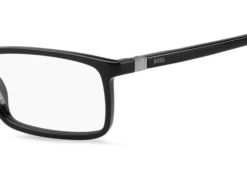 Hugo Boss Uomo BOSS 1493 284 Montature da vista Acetato Nero/Grigio Squadrata miniatura 3