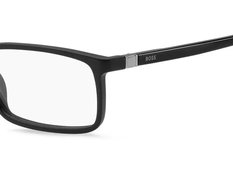 Hugo Boss Uomo BOSS 1493 ANS Montature da vista Acetato Nero / Canna di Fucile Squadrata miniatura 3
