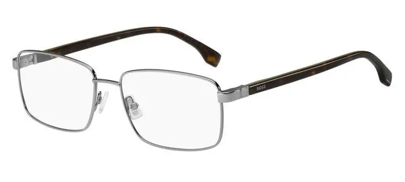 Hugo Boss Uomo BOSS 1495 31Z Montature da vista Metallo Grigio/Havana  Squadrata