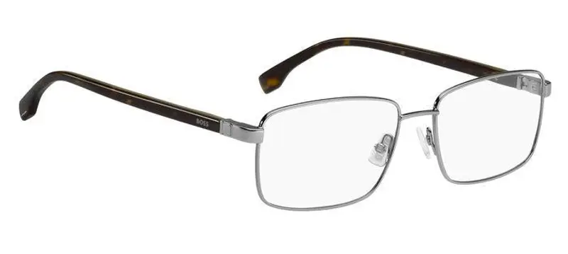 Hugo Boss Uomo BOSS 1495 31Z Montature da vista Metallo Grigio/Havana Squadrata miniatura 2