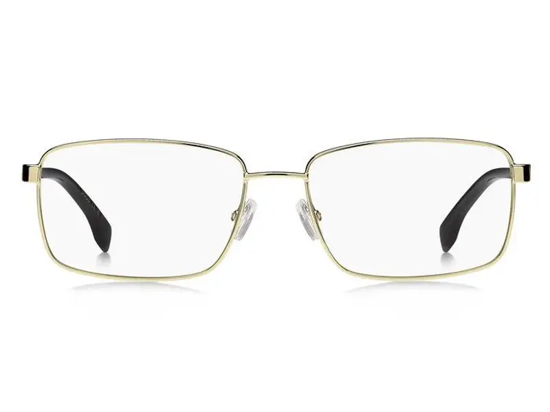 Hugo Boss Uomo BOSS 1495 RHL Montature da vista Metallo Oro / Nero Squadrata miniatura 2