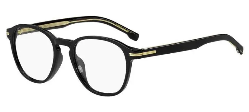 Hugo Boss Uomo BOSS 1509/G 807 Montature da vista Bio-acetato Nero  Rotonda