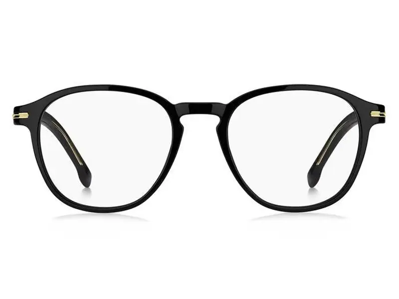 Hugo Boss Uomo BOSS 1509/G 807 Montature da vista Bio-acetato Nero Rotonda miniatura 2