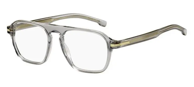 Hugo Boss Uomo BOSS 1510 KB7 Montature da vista Bio-acetato Grigio  Squadrata