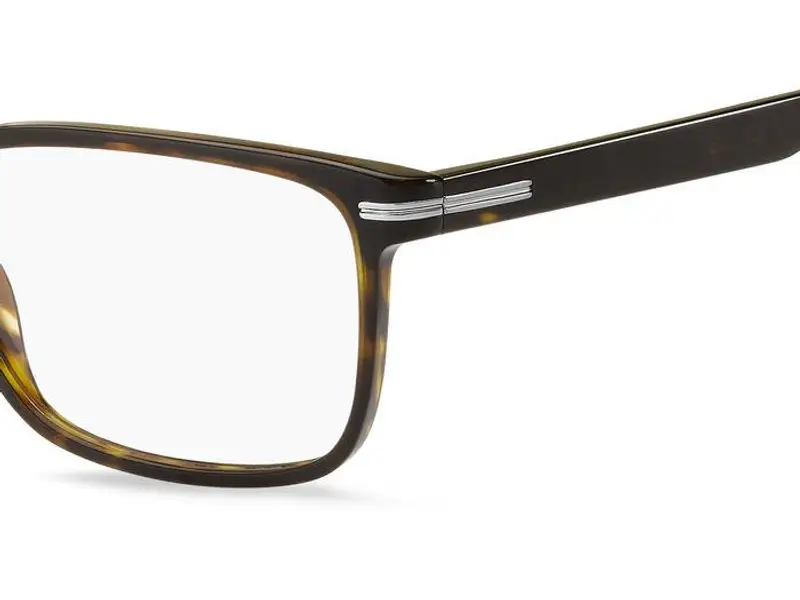 Hugo Boss Uomo BOSS 1511 086 Montature da vista Bio-acetato Havana Squadrata miniatura 3