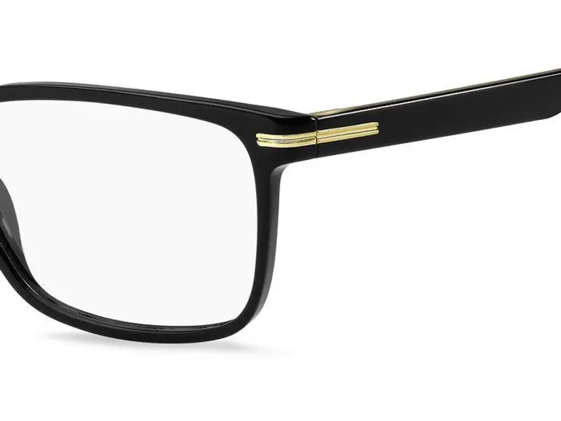 Hugo Boss Uomo BOSS 1511 807 Montature da vista Bio-acetato Nero Squadrata miniatura 3