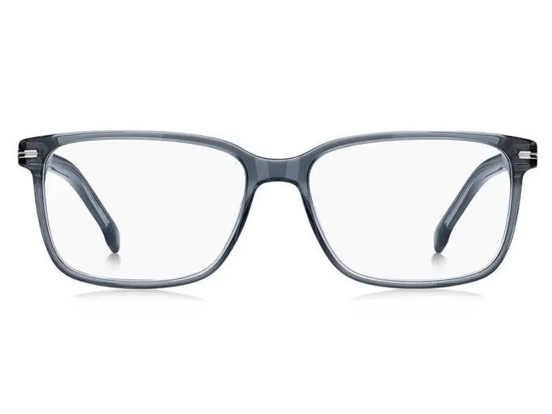 Hugo Boss Uomo BOSS 1511 PJP Montature da vista Bio-acetato Blu Squadrata miniatura 2