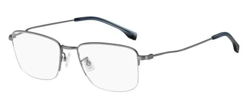 Hugo Boss Uomo BOSS 1516/G R81 Montature da vista Titanio Grigio opaco  Squadrata