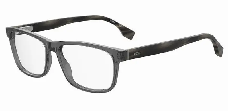 Hugo Boss Uomo BOSS 1518 2W8 Montature da vista Acetato Grigio Squadrata