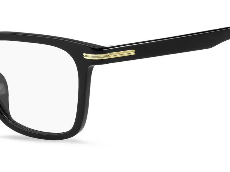 Hugo Boss Uomo BOSS 1541/F 0WM Montature da vista Bio-acetato Nero / Beige Squadrata miniatura 3